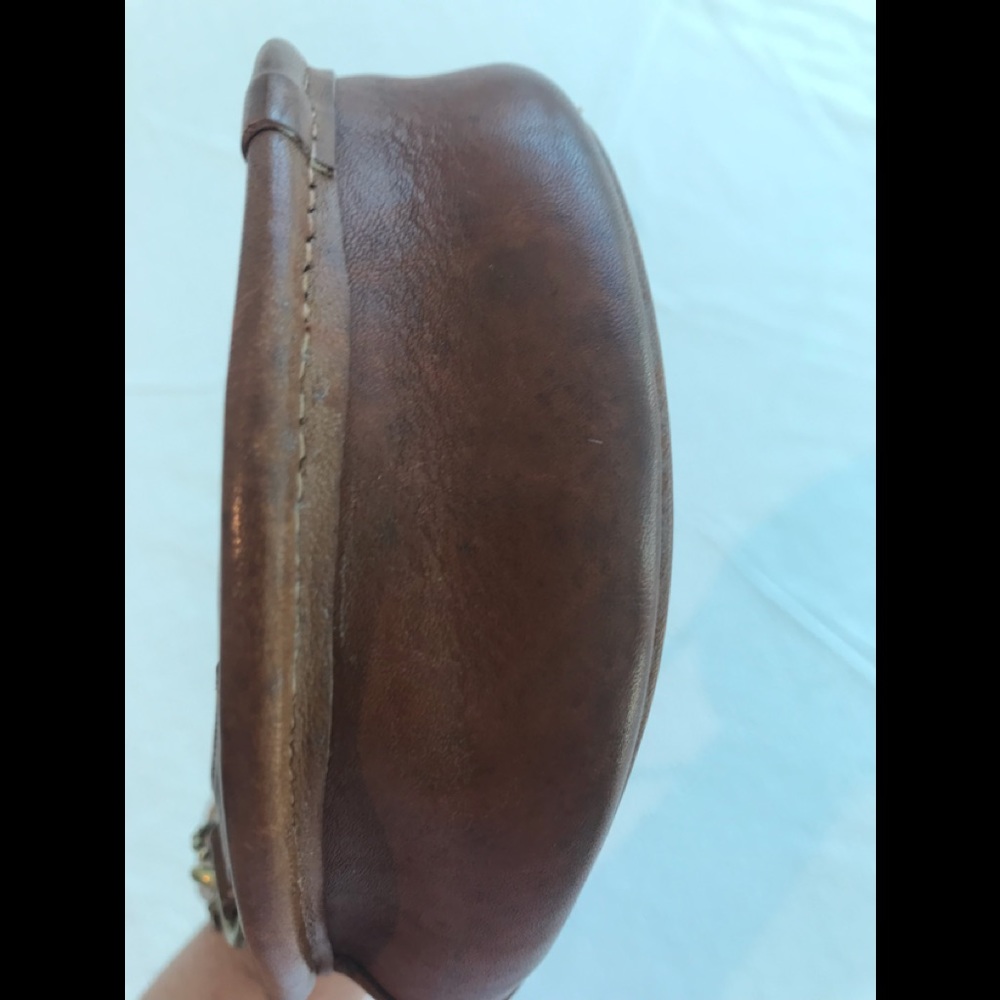 Cognac Vintage Coach Mini Purse/Belt Bag - Picture 5 of 8